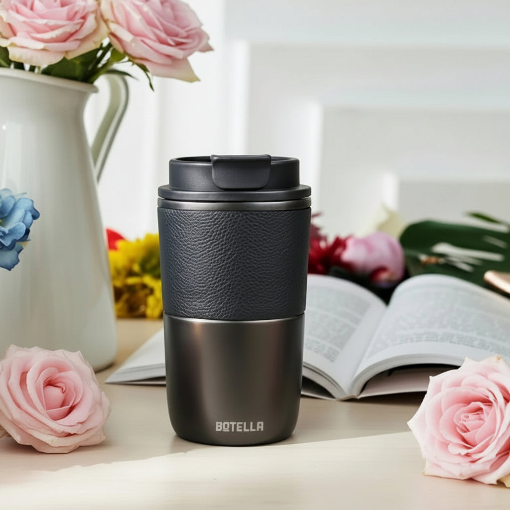 COZY TUMBLER 420ml Double-Wall Stainless Steel Travel Mug