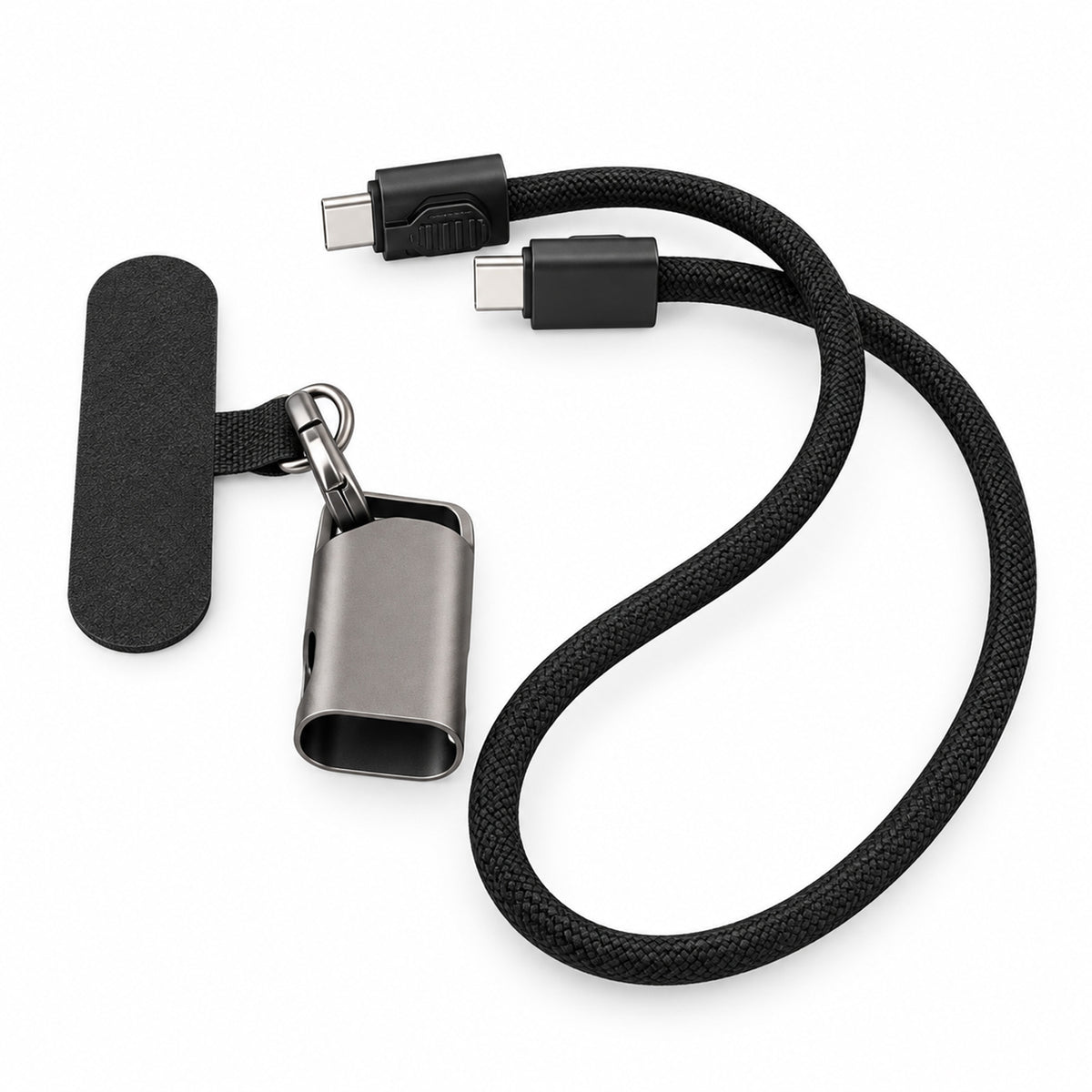 STRAPPY 60W USB C to USB C Keychain Cable