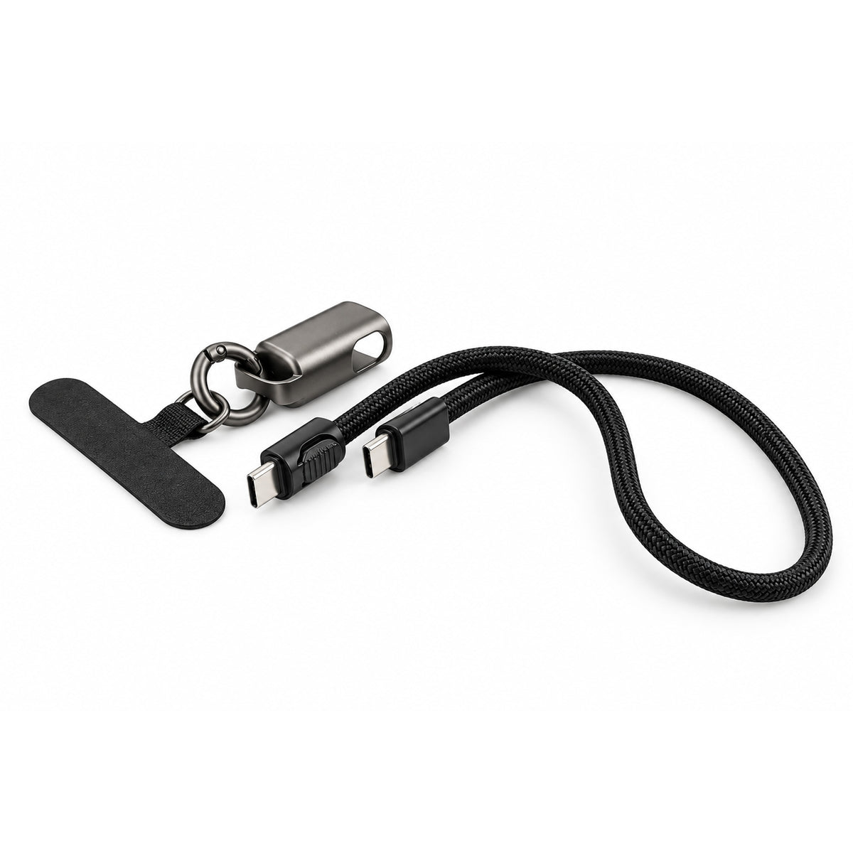STRAPPY 60W USB C to USB C Keychain Cable