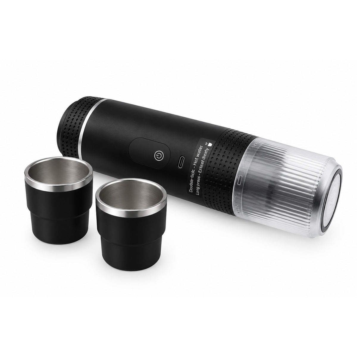 ESPRESSO-GO 3-in-1 Portable Coffee Maker with Rechargeable Battery
