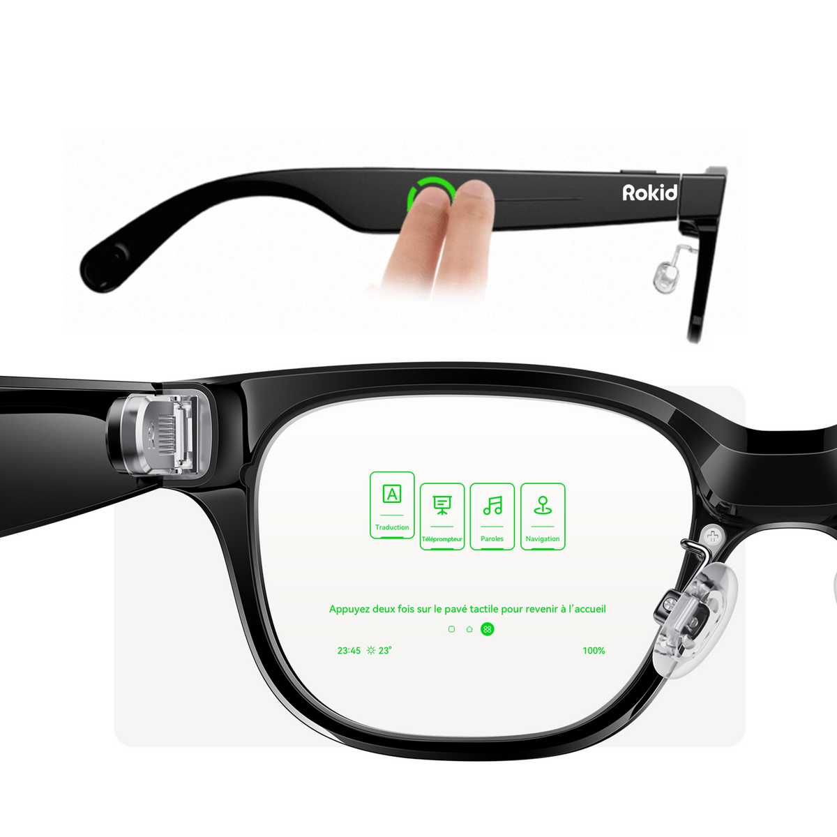 Rokid Glasses AI & AR Smart Glasses with Display