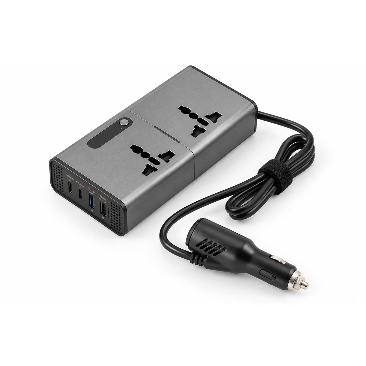 200W Car Power Inverter 12V/24V to 220V AC