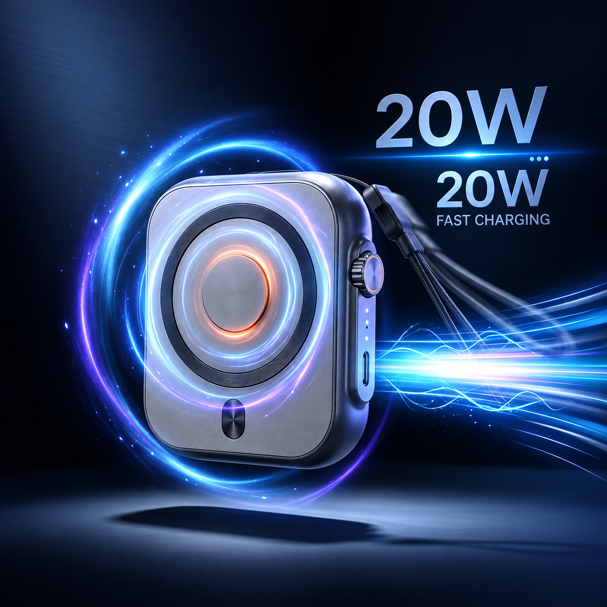 IPOWER PRO 5000mAh Wireless Power Bank with 20W Fast Charging
