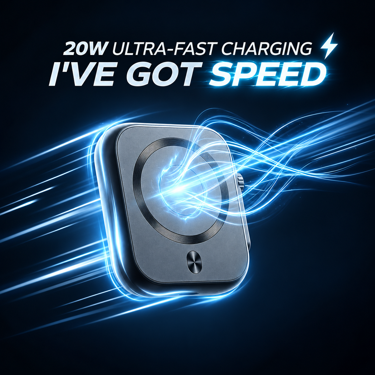 IPOWER PRO 5000mAh Wireless Power Bank with 20W Fast Charging