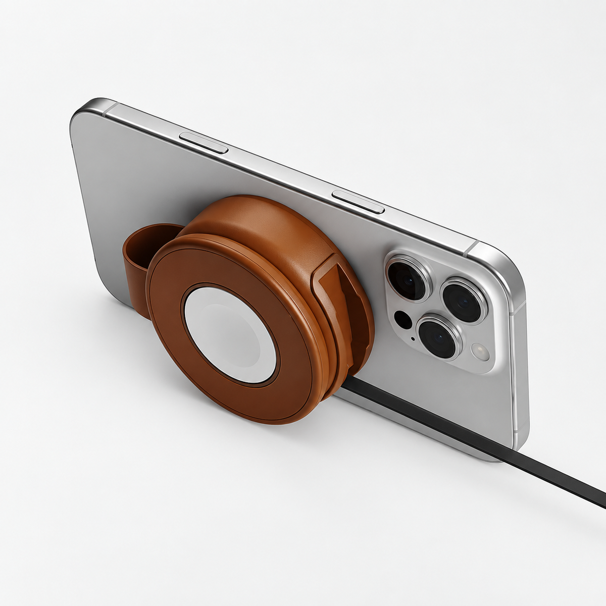 2n1 YOYO 15W Wireless Charger with Retractable Cable