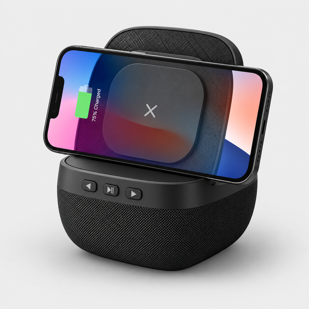 BOOM SOUND 5W Wireless Speaker with 15W Wireless Charging