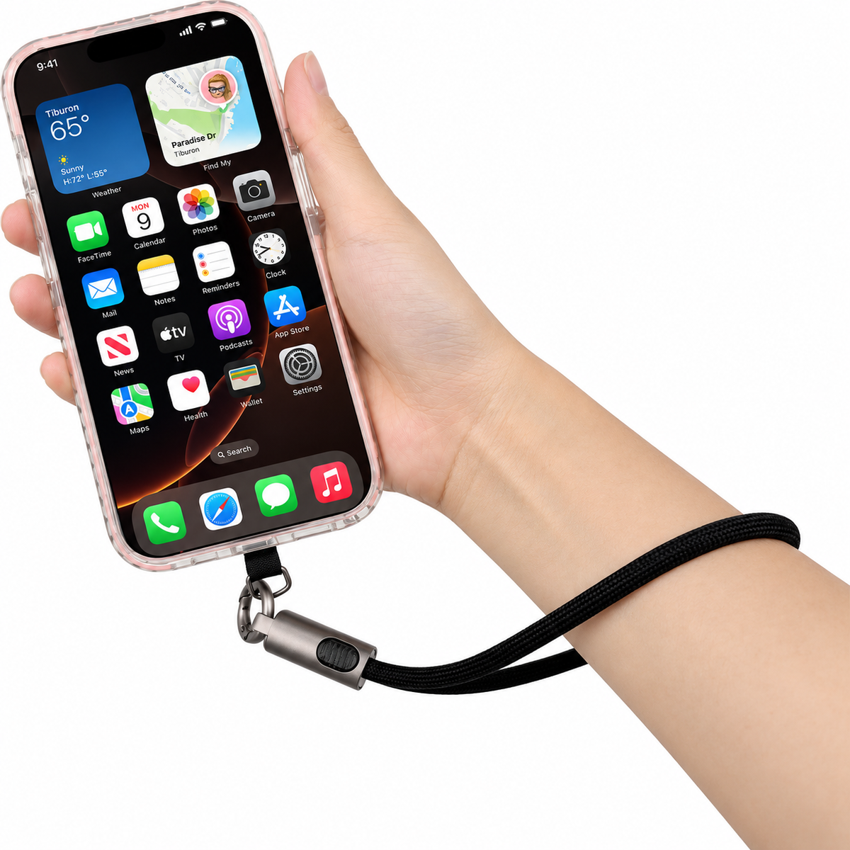STRAPPY 60W USB C to USB C Keychain Cable