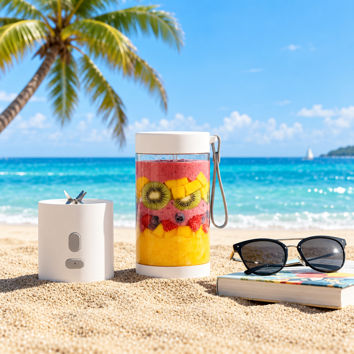 PORTABLE BLENDER 450ml Rechargeable Smoothie Maker