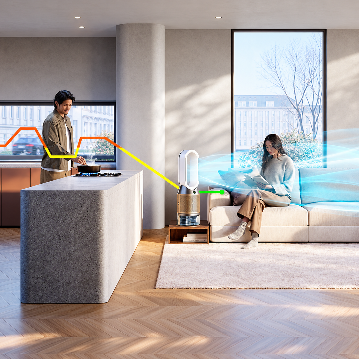 Dyson Purifier Humidify+Cool PH2 De-NOx PH05