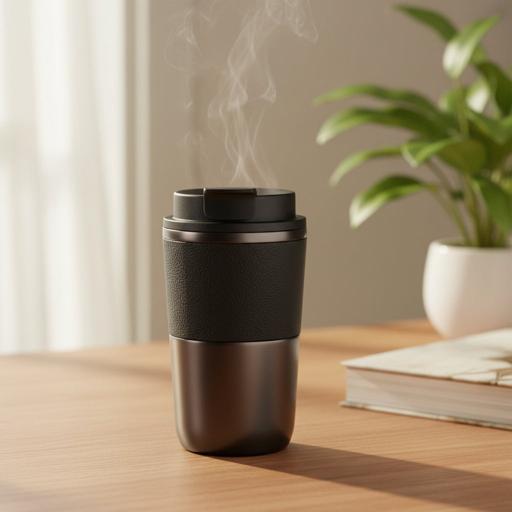 COZY TUMBLER 420ml Double-Wall Stainless Steel Travel Mug