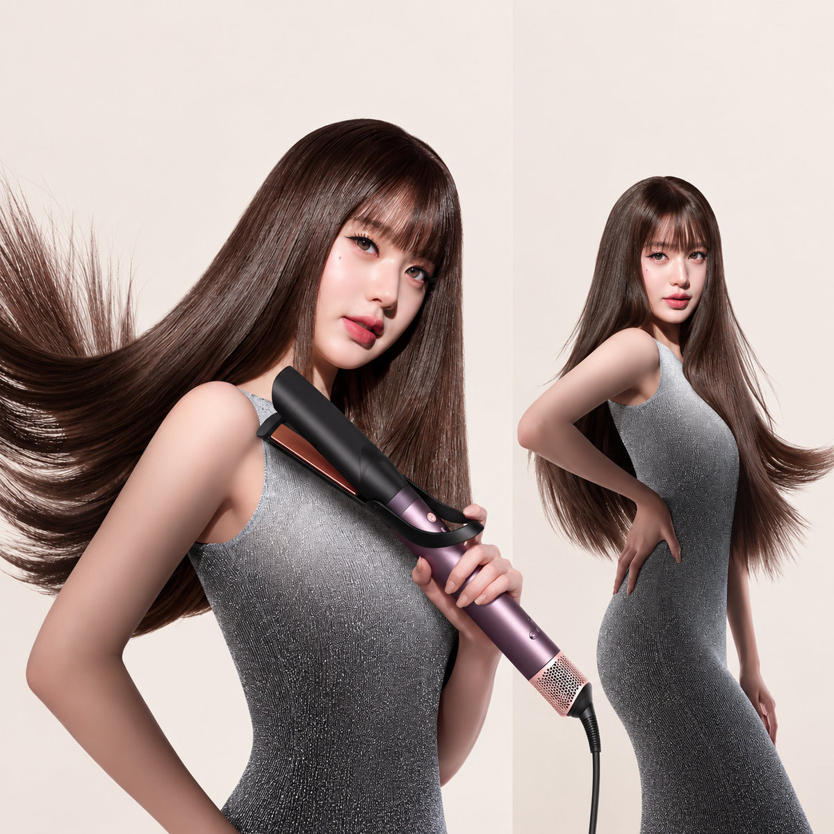 Dyson Airwrap Co-anda2x™ HS09 2026 Straight + Wavy Set – Jasper Plum